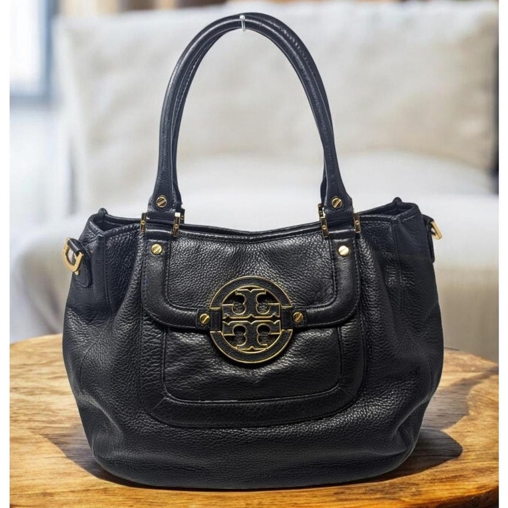 Tory Burch Black Leather Shoulder Bag